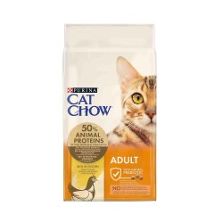 Purina Cat Chow Hindili ve Tavuklu Yetişkin Kedi Maması 15 kg - 1