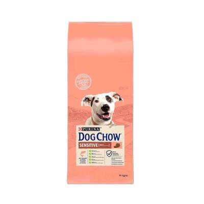 Purina Dog Chow Sensitive Somonlu Yetişkin Köpek Maması 14 kg - 1