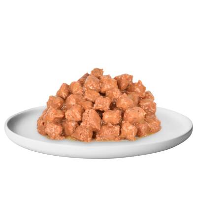 Quik Somon ve Karidesli Yetişkin Kedi Konserve Maması 415 gr - 1