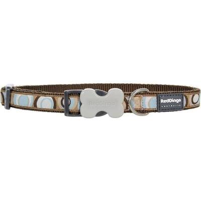 RedDingo Circadelic Desenli Kahverengi Köpek Boyun Tasması 20 mm M - 1