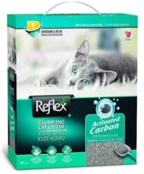 Reflex Aktif Karbonlu Formül Topaklanan Bentonit Kedi Kumu 10 lt - Reflex