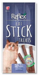 Reflex Cat Stick Treats Tavşanlı Kedi Ödül Çubukları 3 X 5 gr - Reflex