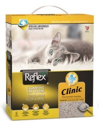 Reflex Clinic Özel Formüllü Tanecikler Topaklaşan Bentonit Kedi Kumu 6 lt - Reflex