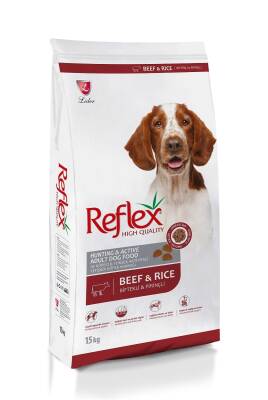 Reflex High Energy Biftekli Yetişkin Köpek Maması 15 kg + 1 kg - 1