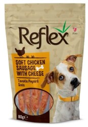 Reflex Köpek Ödülü Peynirli Tavuklu Sosis 80 gr - Reflex