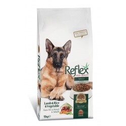 Reflex Kuzu Etli Pirinçli ve Sebzeli Yetişkin Köpek Maması 15 Kg - 1