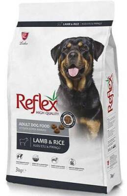 Reflex Kuzu Etli ve Pirinçli Yetişkin Köpek Maması 3 kg - 1