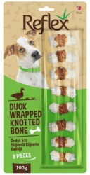 Reflex Ördek Etli Düğüm Kemik 8'li 100 gr - Reflex