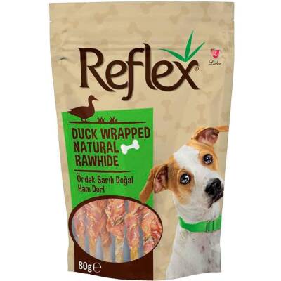 Reflex Ördek Etli Natural Kemik Köpek Ödül Maması 80 gr - 1