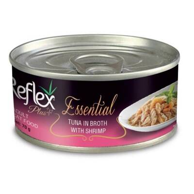 Reflex Plus Essential Gravy Ton Balığı Karides Kedi Konservesi 70 gr - 1