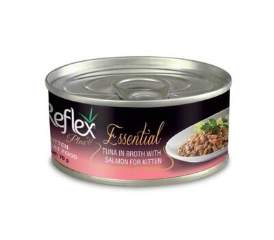 Reflex Plus Essential Ton Balığı Somonlu Yavru Kedi Konservesi 70 gr - 1