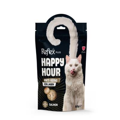 Reflex Plus Happy Hour Anti-Aging Collagen Yetişkin Kediler İçin Ödül Maması 60 Gr - 1