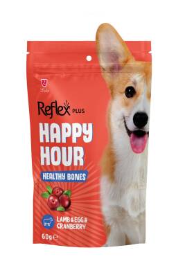 Reflex Plus Happy Hour Sağlıklı Kemikler İçin Destekleyici Köpek Ödül Maması 60 gr - 1