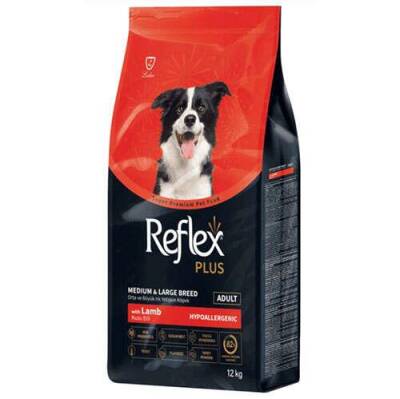 Reflex Plus Hypoallergenic Kuzu Orta ve Büyük Irk Köpek Maması 12 Kg - 1