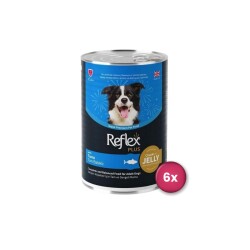 Reflex Plus Jöle İçinde Ton Balıklı Yetişkin Köpek Konservesi 400 Gr X 6 Adet - Reflex Plus