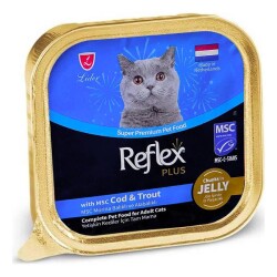 Reflex Plus Pouch Jöleli Morina Balıklı Kedi Konservesi 85 gr - Reflex Plus
