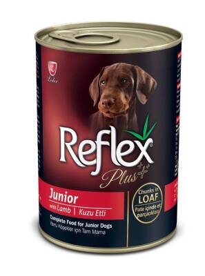 Reflex Plus Kuzulu Yavru Köpek Konserve Et Parçalı 415 gr - 1