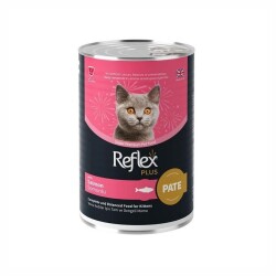 Reflex Plus Pate İçinde Et Parçacıklı Somonlu Yavru Kedi Konservesi 395 Gr - Reflex Plus