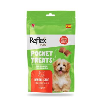 Reflex Plus Pocket Treats Ağız ve Diş Sağlığı İçin Köpek Ödül Maması 70 Gr - 1