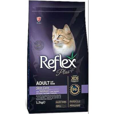 Reflex Plus Skin Care Deri ve Tüy Bakımı Somonlu Yetişkin Kedi Maması 1,5 kg - 1