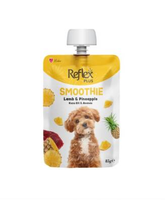 Reflex Plus Smoothie Kuzu Etli ve Ananaslı Köpek Ödül Maması 85 Gr - 1