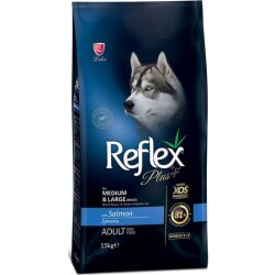 Reflex Plus Somonlu Orta ve Büyük Irk Yetişkin Köpek Maması 15 kg - Reflex Plus