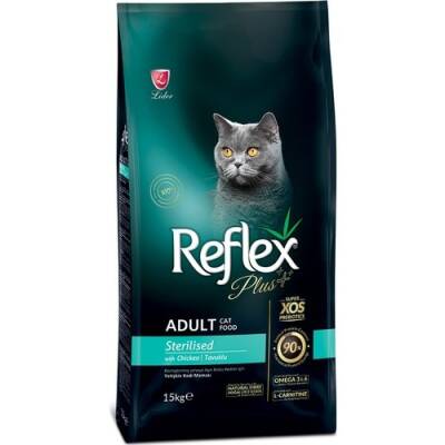 Reflex Plus Sterilised Tavuklu Kısırlaştırılmış Yetişkin Kedi Maması 15 kg - 1