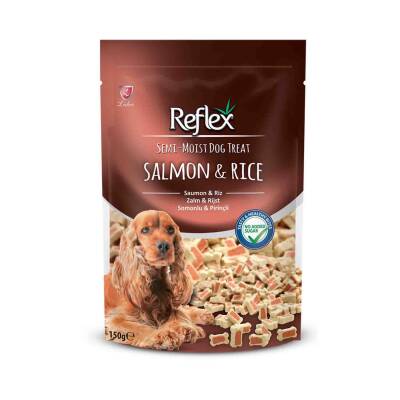 Reflex Somonlu ve Pirinçli Köpek Ödül Maması 150 gr - 1