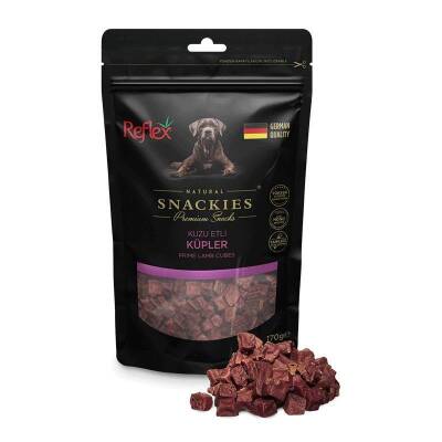 Reflex Snackies Kuzu Etli Küp Köpek Ödülü 170 gr - 2