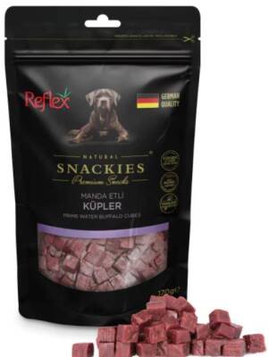 Reflex Snackies Manda Etli Küpler Köpek Ödülü 170 gr - 1