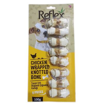 Reflex Tavuk Etli Düğüm Kemik 8'li 100 gr - 1