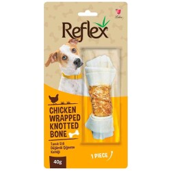 Reflex Tavuk Etli Düğümlü Kemik Köpek Ödülü 40 gr - Reflex