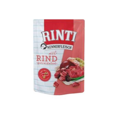 RINTI Pouch Dana Etli Köpek Konservesi 400 gr - 1
