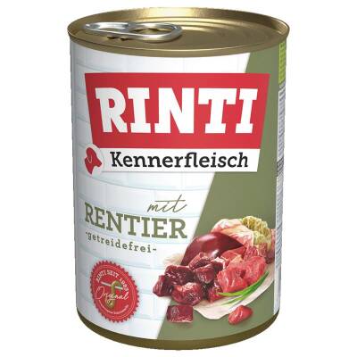 Rıntı Tahılsız Geyikli Yetişkin Köpek Konservesi 400 Gr - 1
