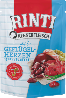 RINTI Yürekli Pouch Köpek Maması 400 Gr - 1