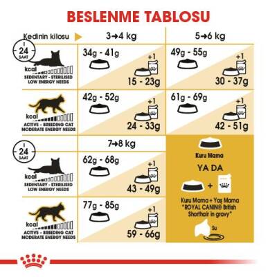 Royal Canin British Shorthair İçin Özel Yetişkin Kedi Maması 2 kg - 3