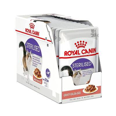 Royal Canin Gravy Pouch Kısırlaştırılmış Kediler İçin Konserve 85 gr X12 Adet - 1