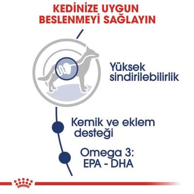 Royal Canin Maxi Adult Büyük Irk Yetişkin Köpekler İçin Parça Etli Konserve Mama 140 gr X 10 Adet - 3