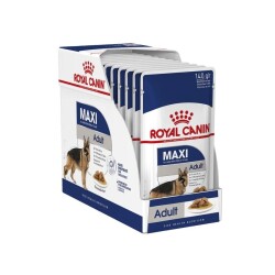 Royal Canin Maxi Adult Büyük Irk Yetişkin Köpekler İçin Parça Etli Konserve Mama 140 gr X 10 Adet - Royal Canin
