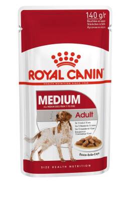 Royal Canin Medium Adult Orta Irk Yetişkin Köpekler İçin Parça Etli Yaş Mama 140 gr - 1