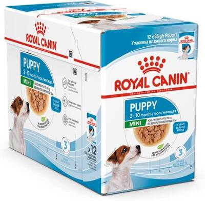 Royal Canin Mini Puppy Pouch Konserve Yavru Köpek Maması 12 X 85 gr - 1