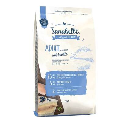Sanabelle Adult Alabalıklı Yetişkin Kedi Maması 2 kg - 1