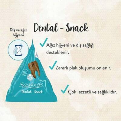 Sanabelle Dental Ağız ve Diş Bakım Destekleyici Kedi Ödül Maması 20 gr - 3