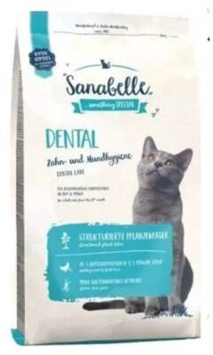 Sanabelle Dental Ağız ve Diş Sağlığı İçin Yetişkin Kedi Maması 10 kg - 1