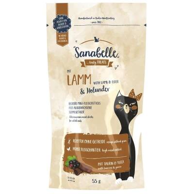 Sanabelle Kuzu Etli ve Yaban Mersinli Kedi Ödülü 55 Gr - 1