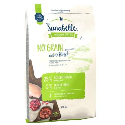 Sanabelle No Grain Kümes Hayvanlı Tahılsız Yetişkin Kedi Maması 10 g - 1