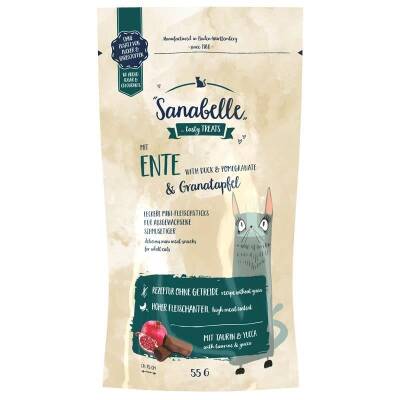 Sanabelle Snack Ördekli ve Narlı Kedi Ödülü 55 Gr - 1