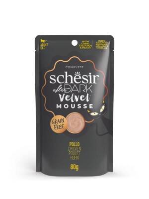 Schesir After Dark Mousse Tavuk Etli Tahılsız Yetişkin Kedi Konservesi 80 gr - 1