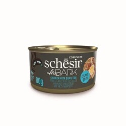 Schesir After Dark Pate Tavuk Etli ve Bıldırcın Yumurtalı Tahılsız Yetişkin Kedi Konservesi 80 gr - Schesir