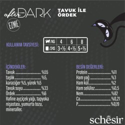 Schesir After Dark Pate Tavuk Etli ve Sığır Etli Tahılsız Yetişkin Kedi Konservesi 80 gr - 3
